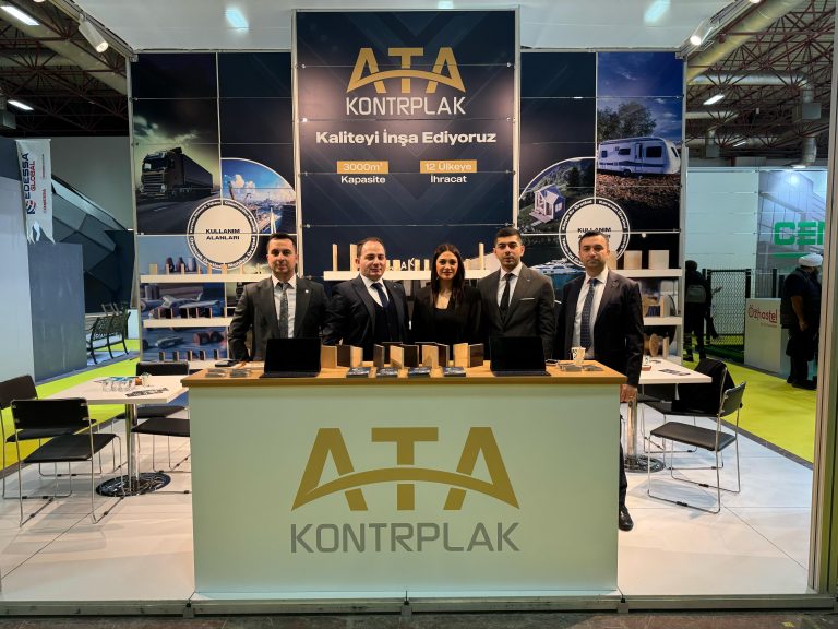 İnşaat Endüstrisi ve İhracat Fuarında Ata Kontrplak
