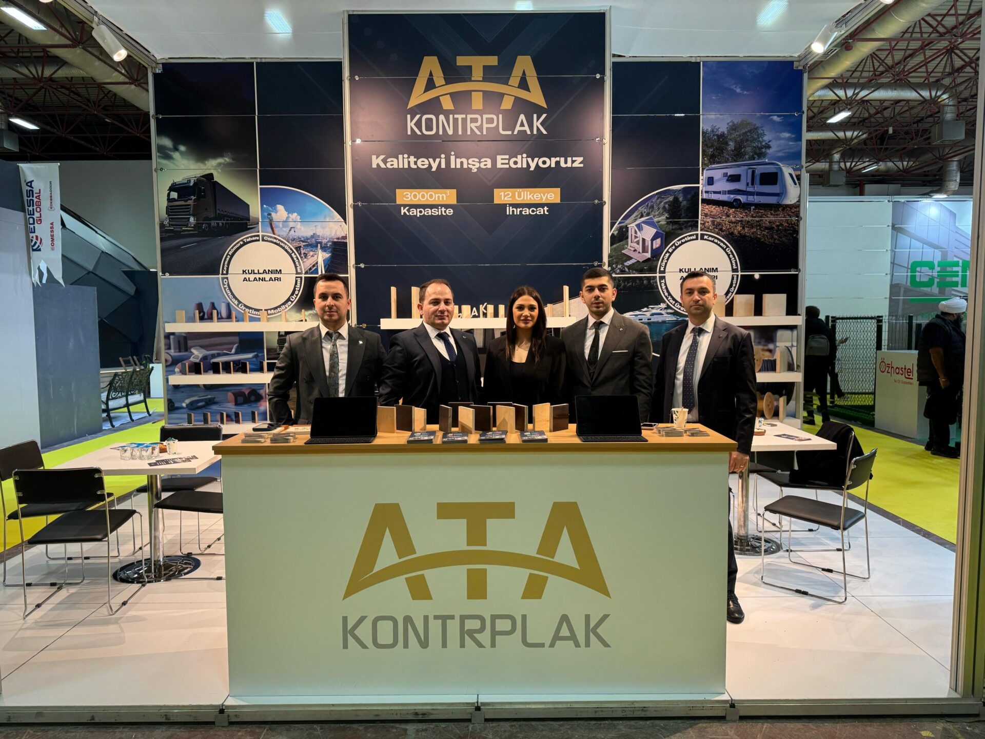 İnşaat Endüstrisi ve İhracat Fuarında Ata Kontrplak
